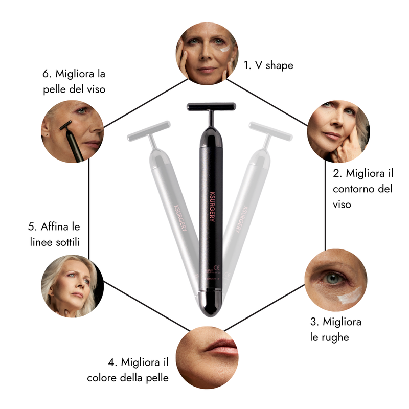 Barra viso rimodellante vibrante T